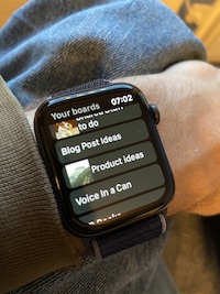 Apple Watch screenshot